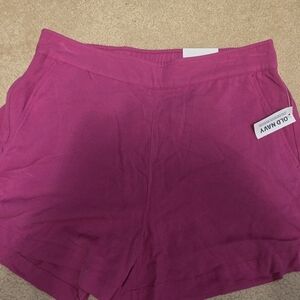 Dark pink dressy shorts